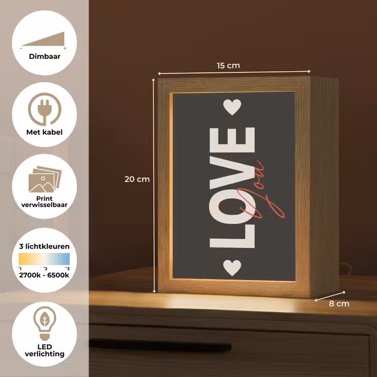 Tafellamp - Love - Rood - Valentijn — 7