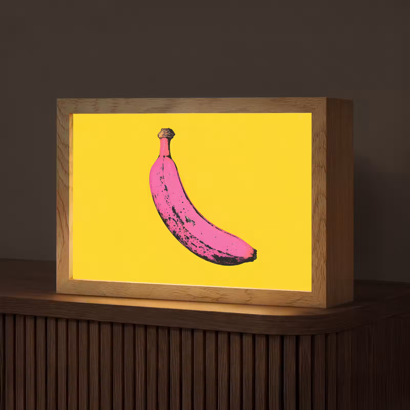 Tafellamp - Banaan - Grafisch - Geel — 1