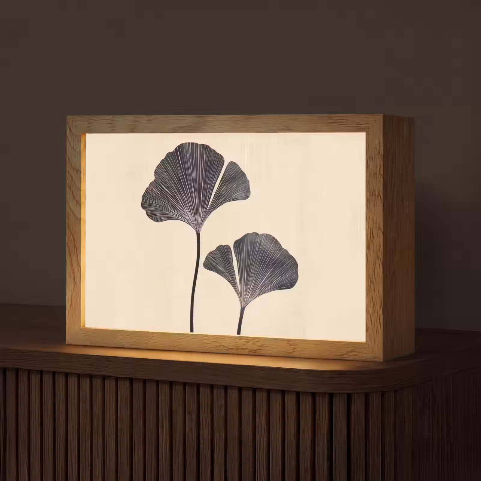 Tafellamp - Bladeren - Minimalistisch - Zwart — 1