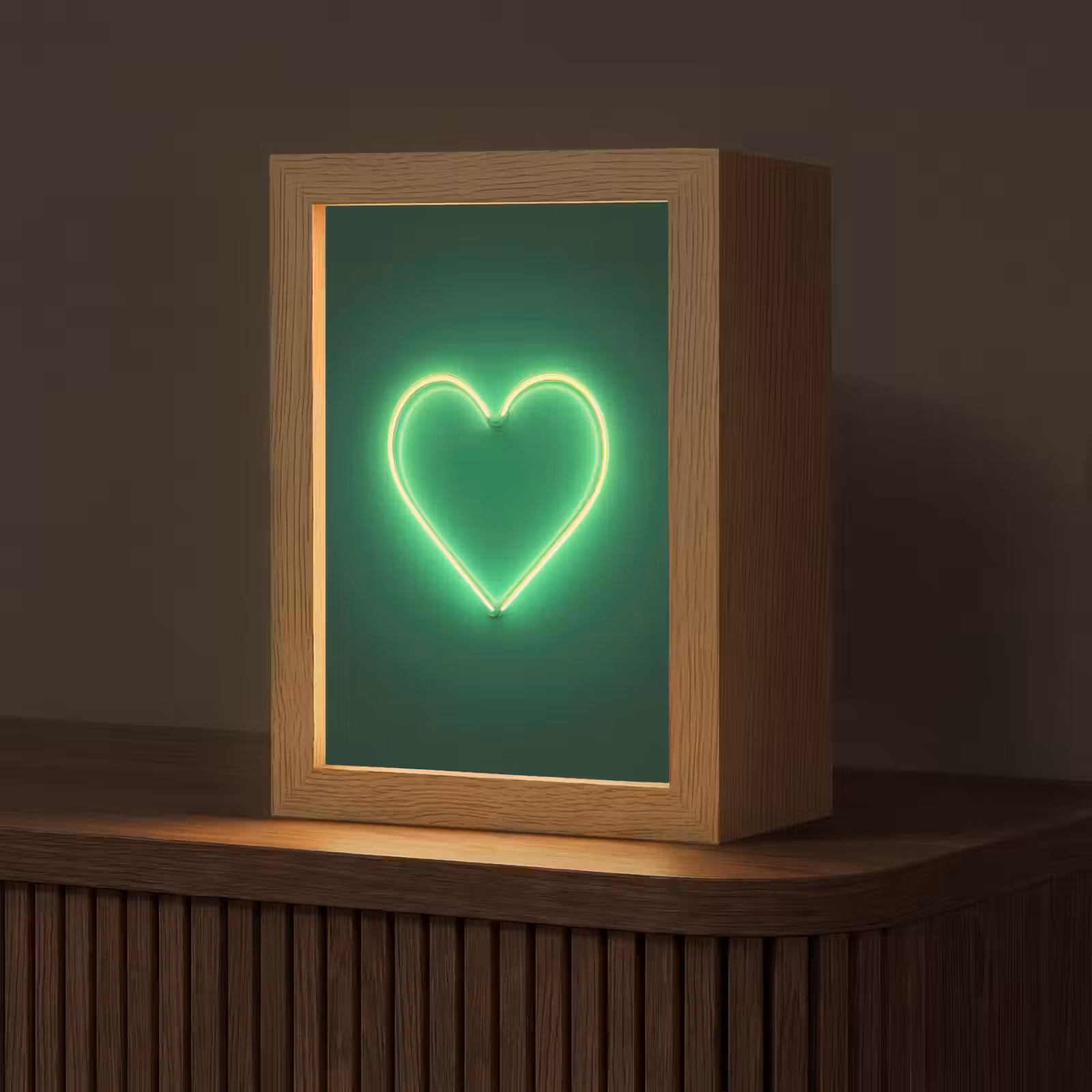 Tafellamp - Neon - Groen - Licht — 1