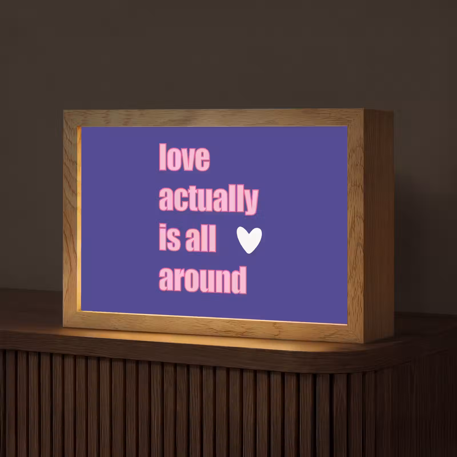 Tafellamp - Tekst - Valentijn - Love - Blauw — 1