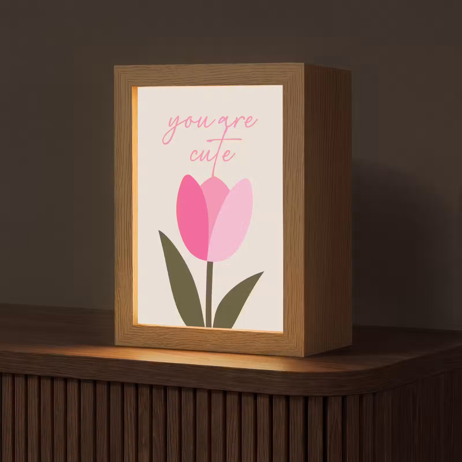 Tafellamp - Tulp - Roze - Valentijn - Bloem — 1