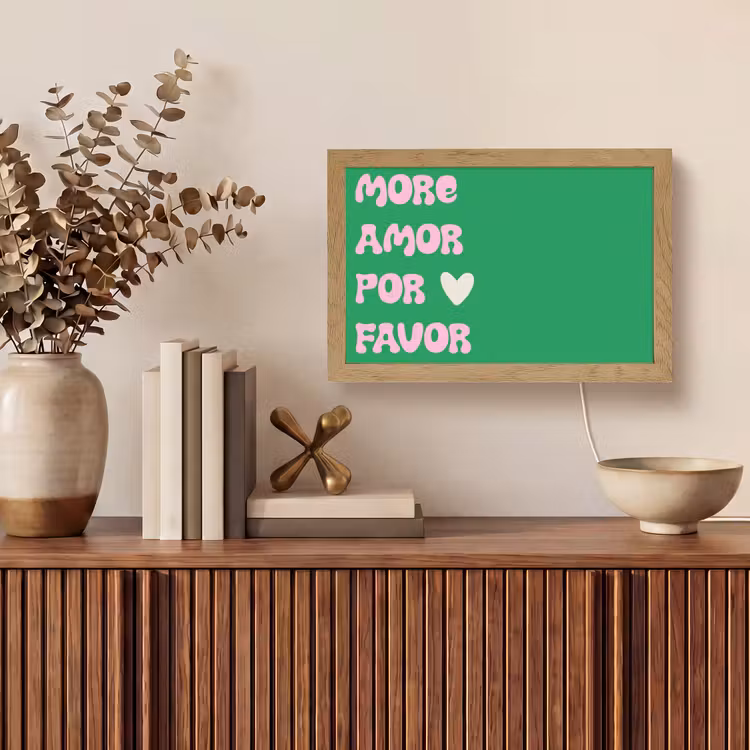 Tafellamp - Amor - Valentijn - Groen - Tekst — 3