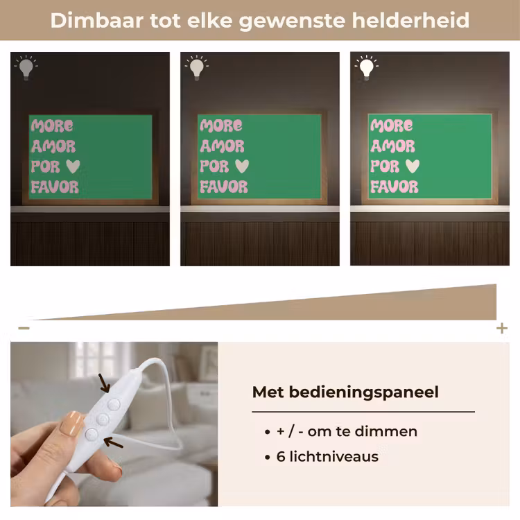 Tafellamp - Amor - Valentijn - Groen - Tekst — 8