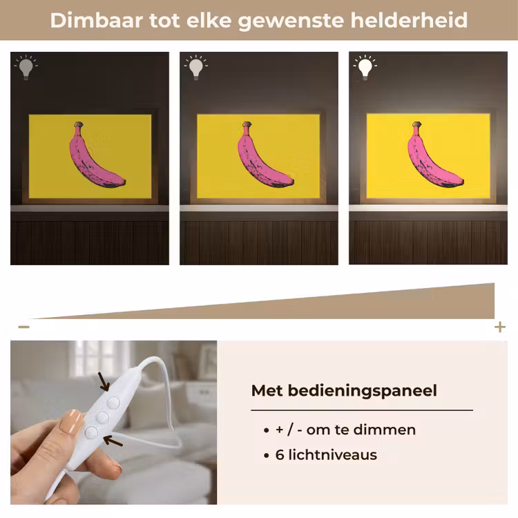 Tafellamp - Banaan - Grafisch - Geel — 8