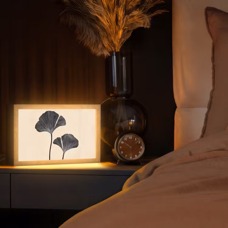 Tafellamp - Bladeren - Minimalistisch - Zwart — 2