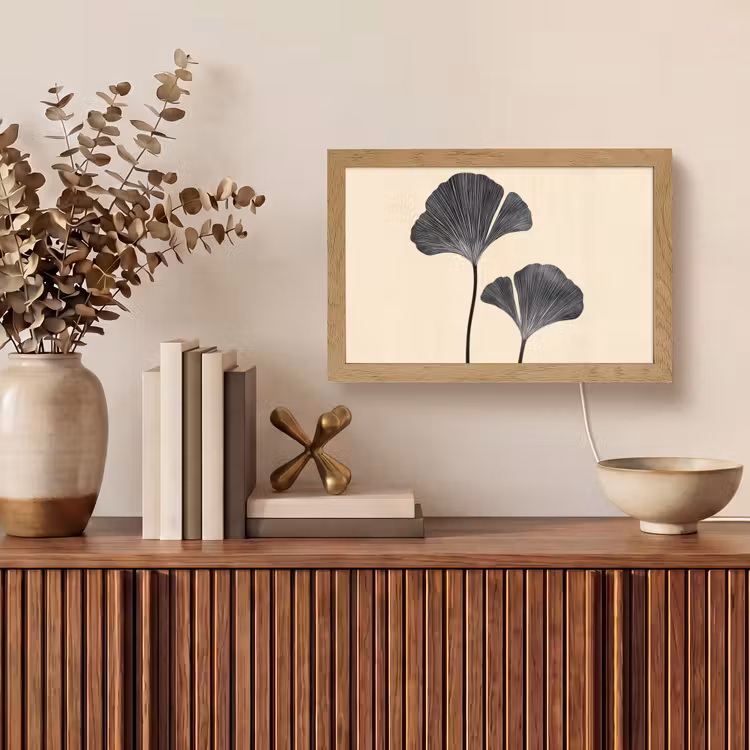 Tafellamp - Bladeren - Minimalistisch - Zwart — 3