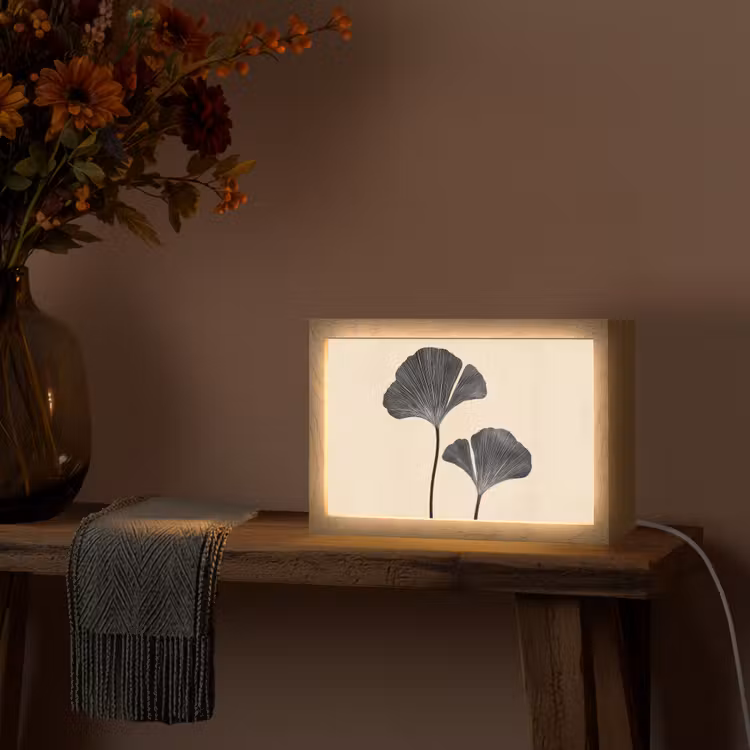 Tafellamp - Bladeren - Minimalistisch - Zwart — 4