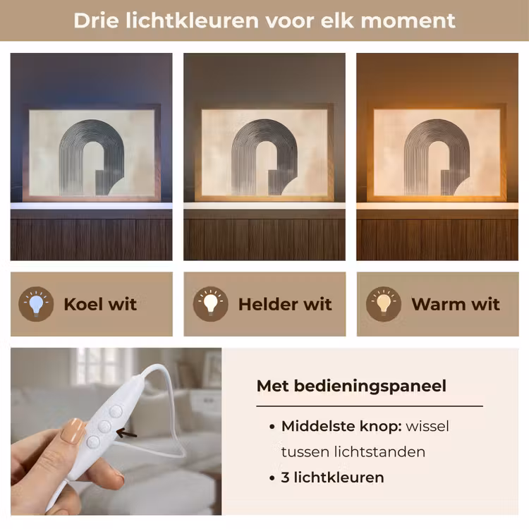 Tafellamp - Boog - Strepen - Minimalistisch - Zwart — 6