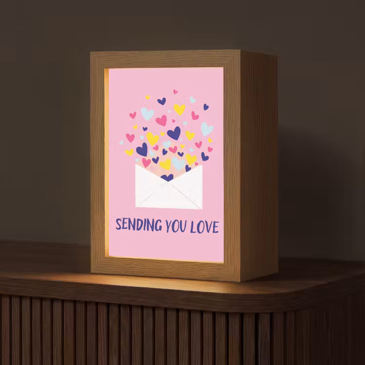 Tafellamp - Envelop - Love - Hartjes - Valentijn — 1