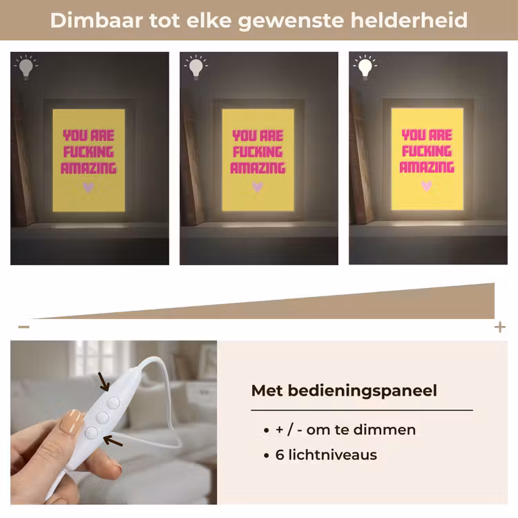 Tafellamp - Geel - Valentijn - Tekst — 8