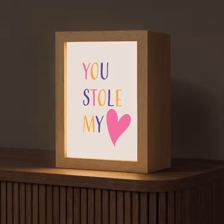 Tafellamp - Hart - Valentijn - Tekst — 1