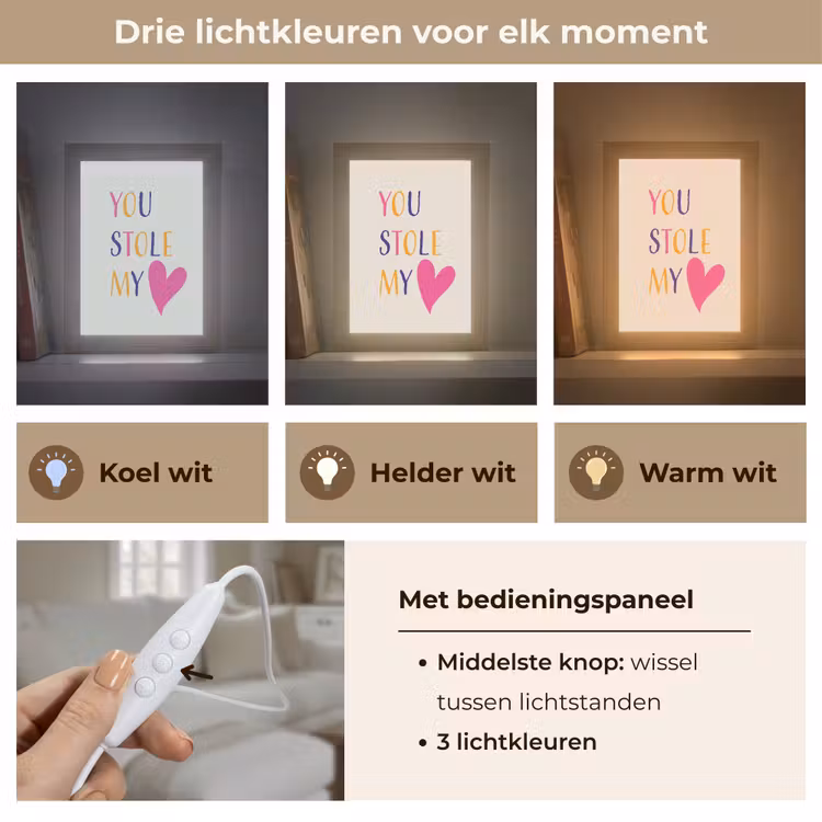 Tafellamp - Hart - Valentijn - Tekst — 6