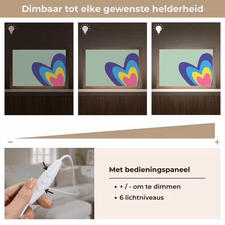 Tafellamp - Hartjes - Kleurrijk - Valentijn — 8