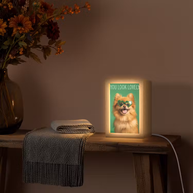 Tafellamp - Hond - Zonnebril - Valentijn - Love — 2