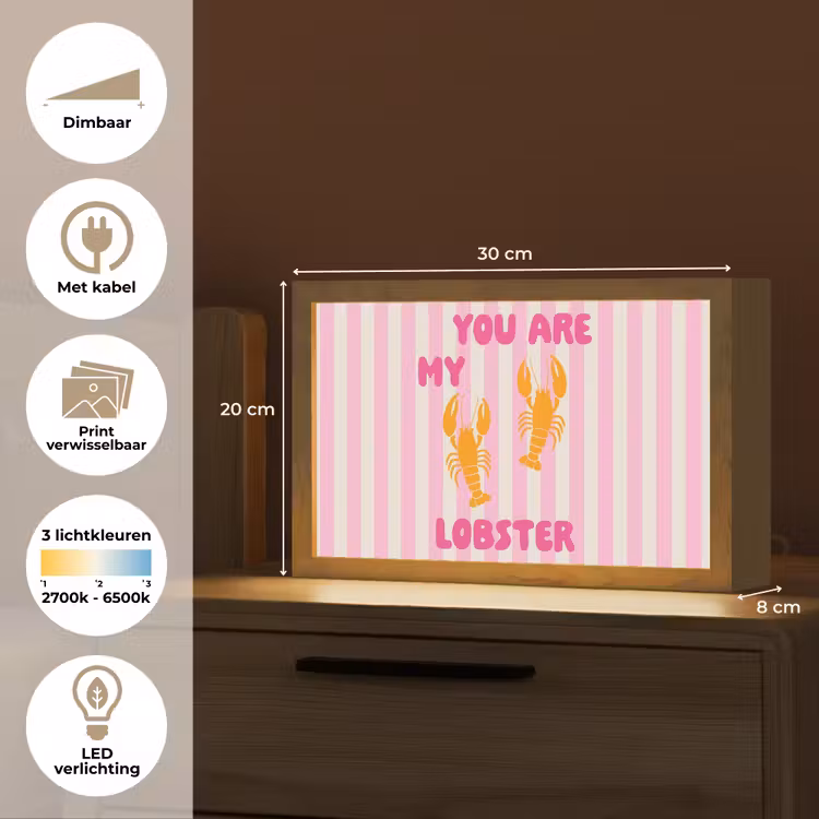 Tafellamp - Lobster - Love - Valentijn — 7