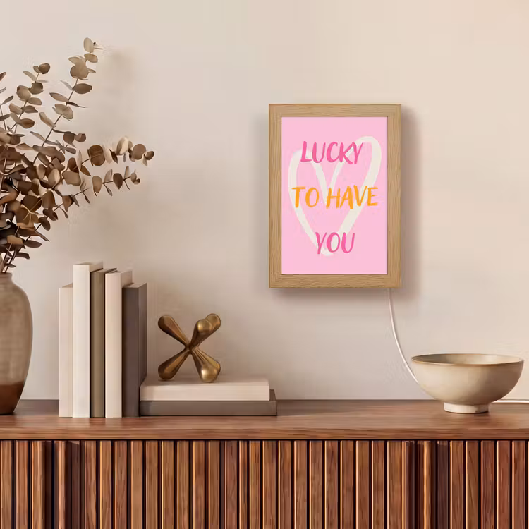 Tafellamp - Lucky - Love - Valentijn - Roze — 4