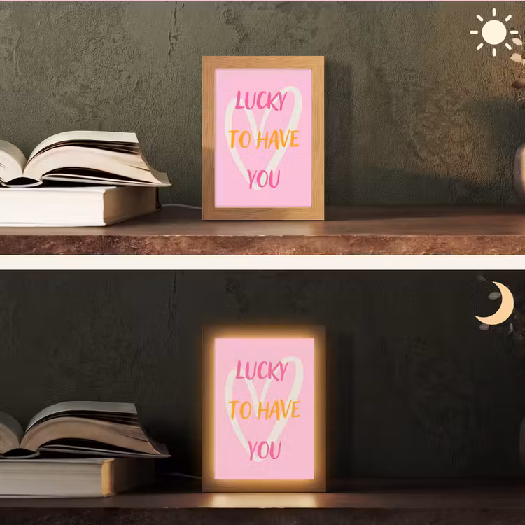 Tafellamp - Lucky - Love - Valentijn - Roze — 5