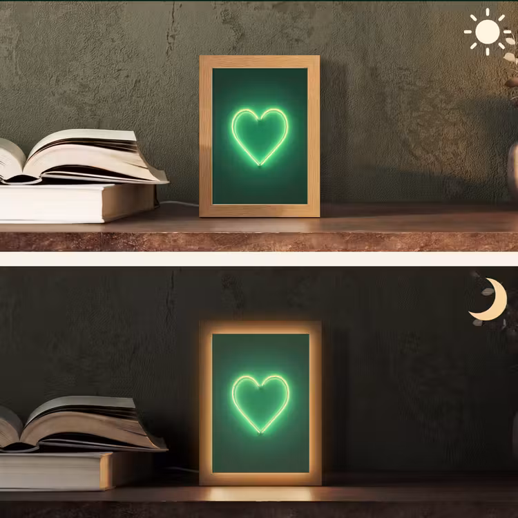 Tafellamp - Neon - Groen - Licht — 5