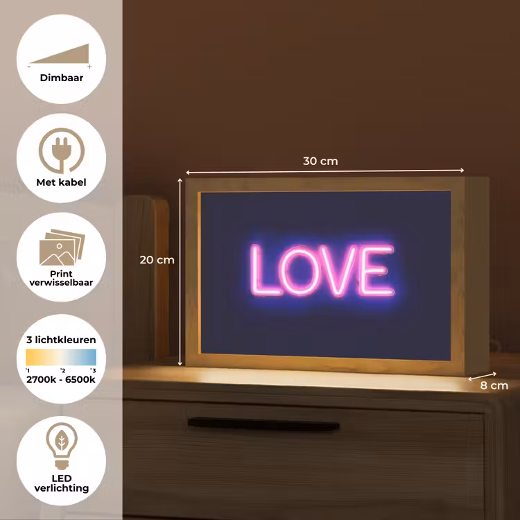 Tafellamp - Neon - Love - Valentijn — 7