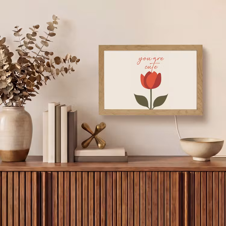 Tafellamp - Roos - Rood - Bloem - Valentijn — 3