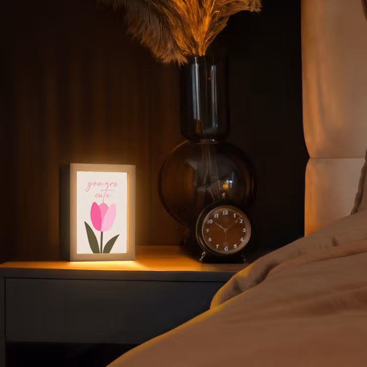 Tafellamp - Tulp - Roze - Valentijn - Bloem — 3
