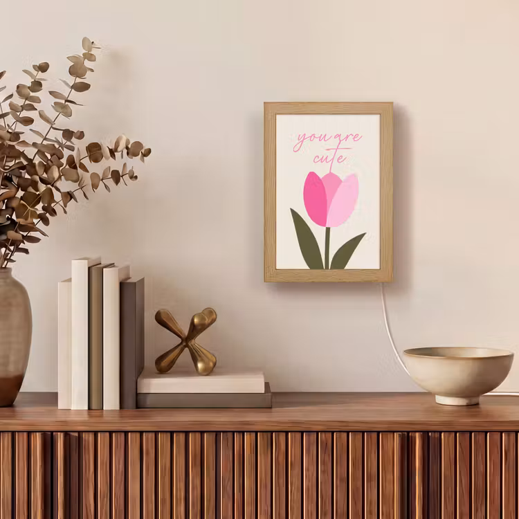 Tafellamp - Tulp - Roze - Valentijn - Bloem — 4