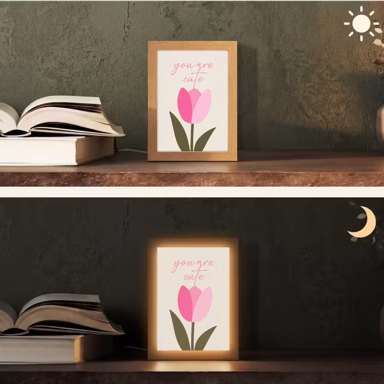 Tafellamp - Tulp - Roze - Valentijn - Bloem — 5