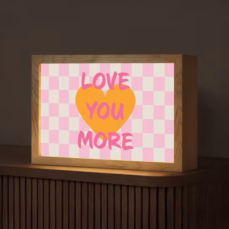 Tafellamp - Valentijn - Love - Roze - Oranje — 1