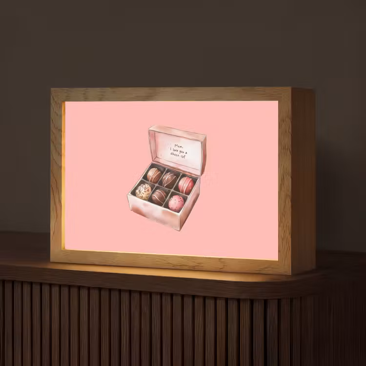 Tafellamp - Doosje - Bonbons - Liefdevolle - Tekst — 1