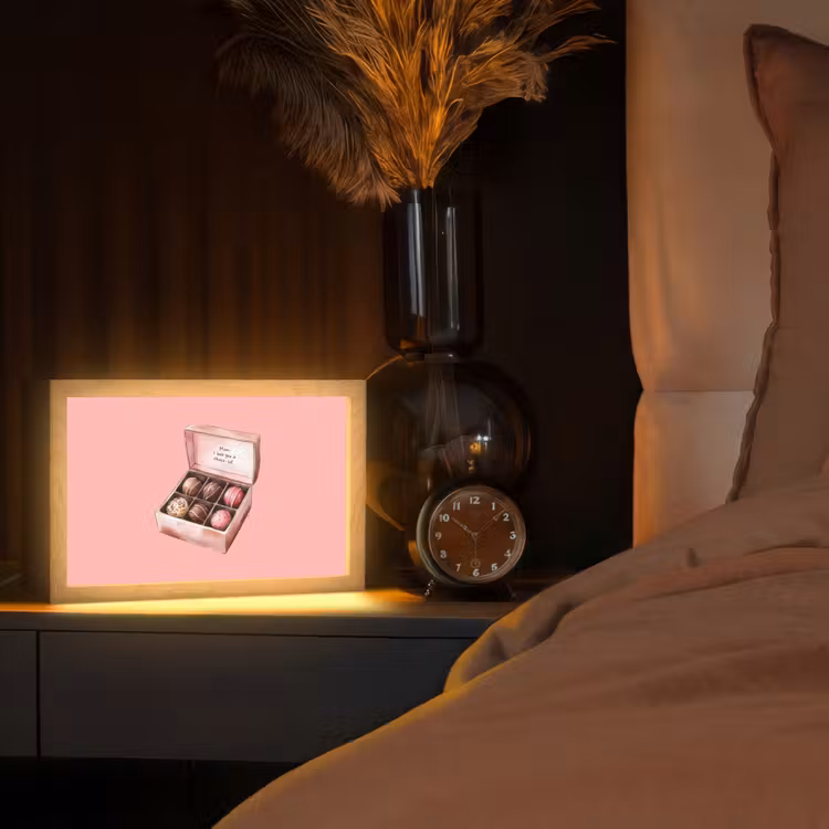 Tafellamp - Doosje - Bonbons - Liefdevolle - Tekst — 2