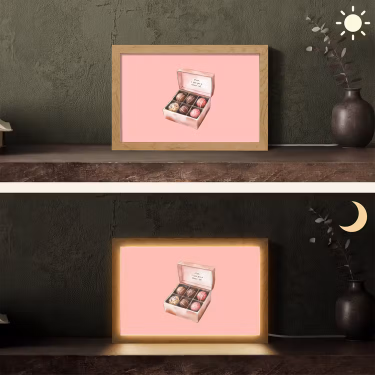 Tafellamp - Doosje - Bonbons - Liefdevolle - Tekst — 5
