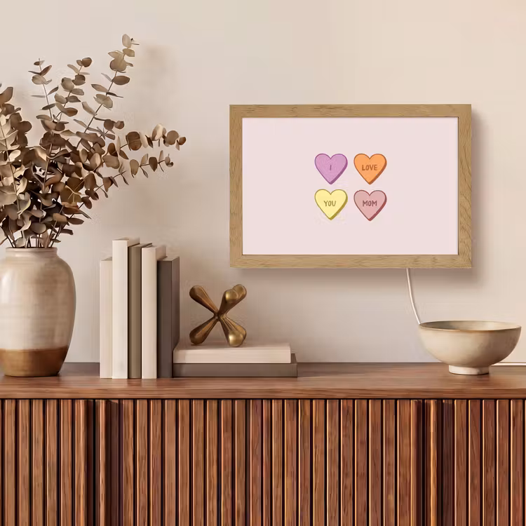 Tafellamp - Hartjes - Pastel - Liefde - Moeder — 3