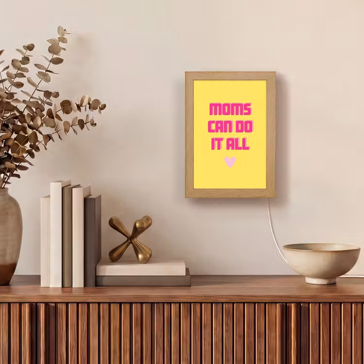 Tafellamp - Quote - Moeder - Hartje - Roze — 4
