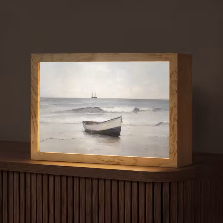 Tafellamp - Roeiboot - Zee - Horizon — 1