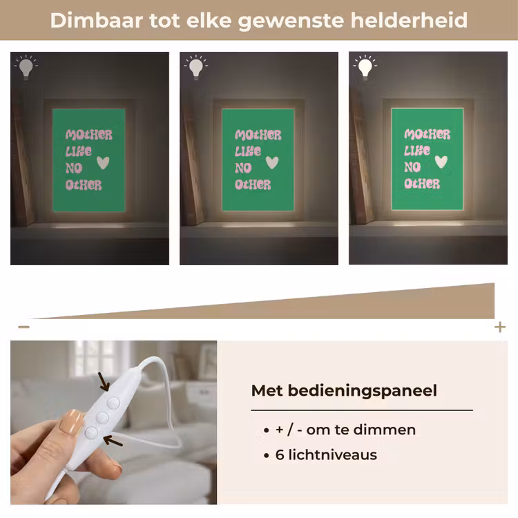 Tafellamp - Tekst - Hartje - Moeder - Groen — 7