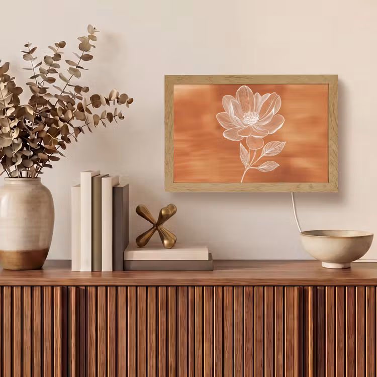Tafellamp - Bloem - Minimalistisch - Wit — 3