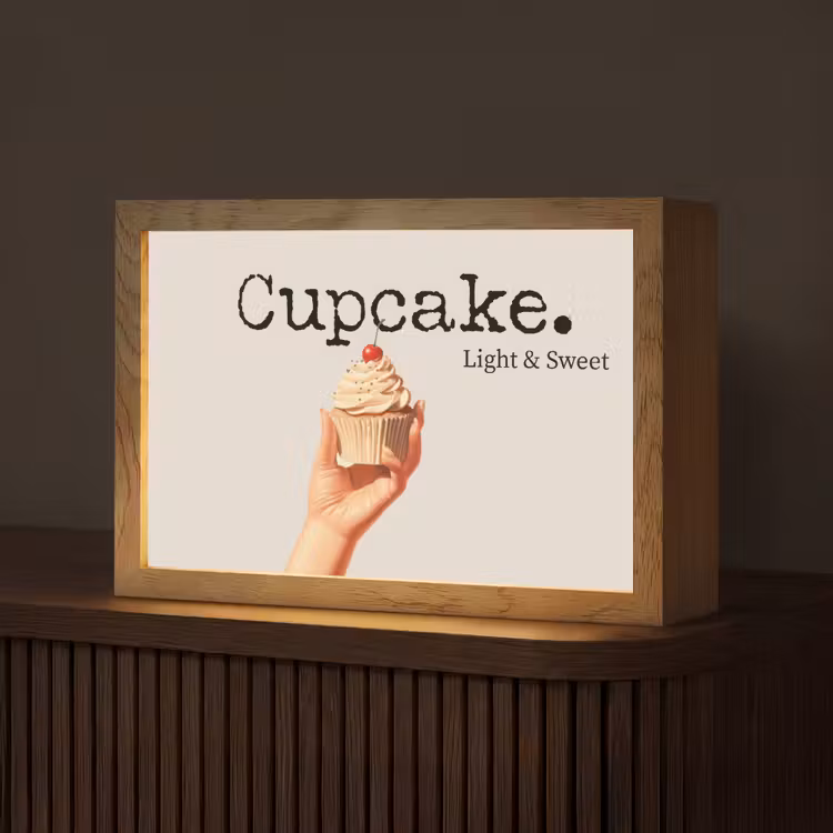 Tafellamp - Cupcake - Zoet - Kers — 1
