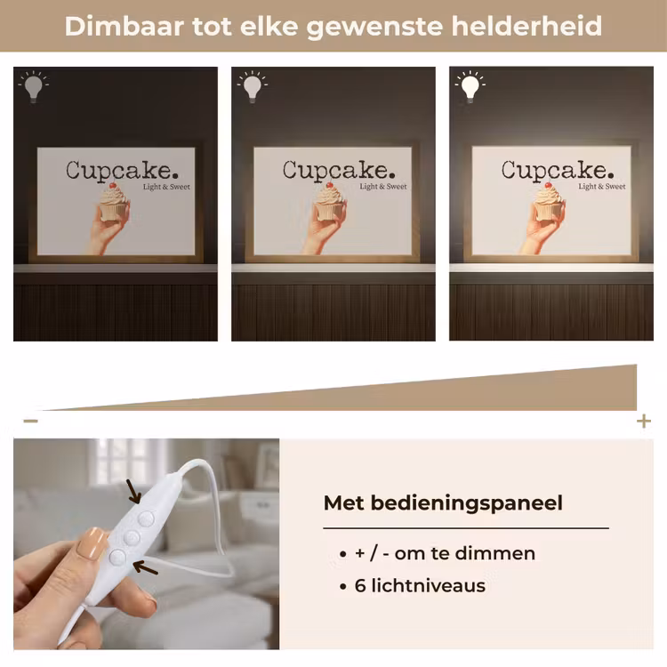Tafellamp - Cupcake - Zoet - Kers — 7