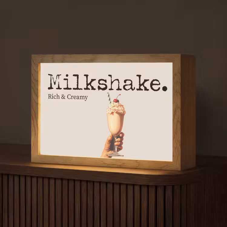Tafellamp - Milkshake - Kers - Rietje — 1
