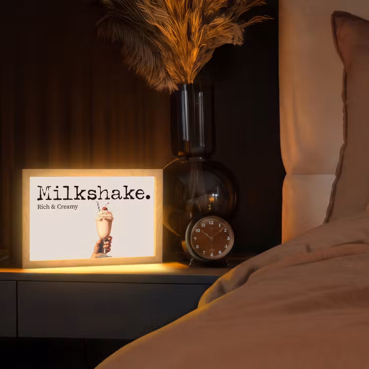 Tafellamp - Milkshake - Kers - Rietje — 2