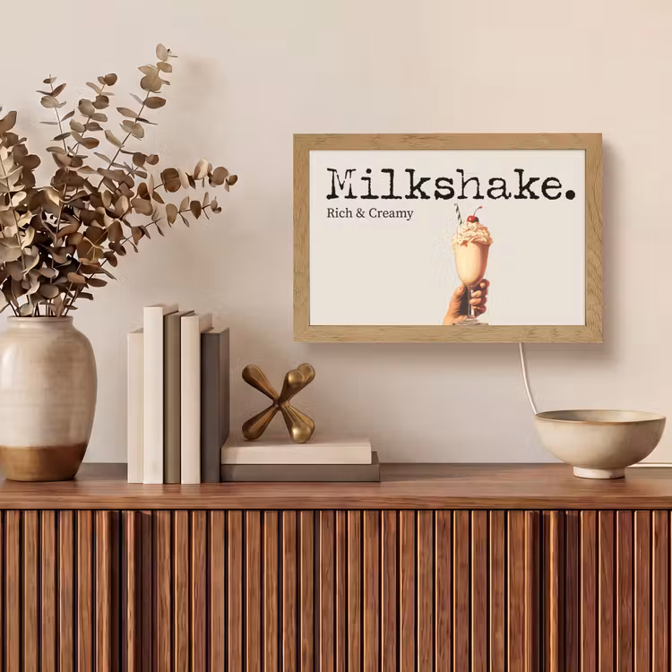 Tafellamp - Milkshake - Kers - Rietje — 3