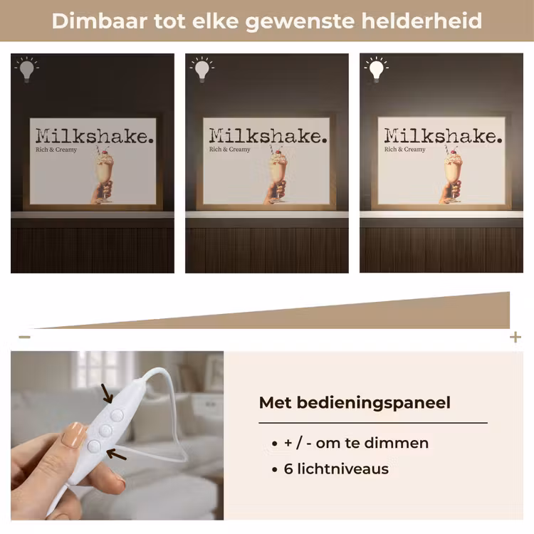 Tafellamp - Milkshake - Kers - Rietje — 7
