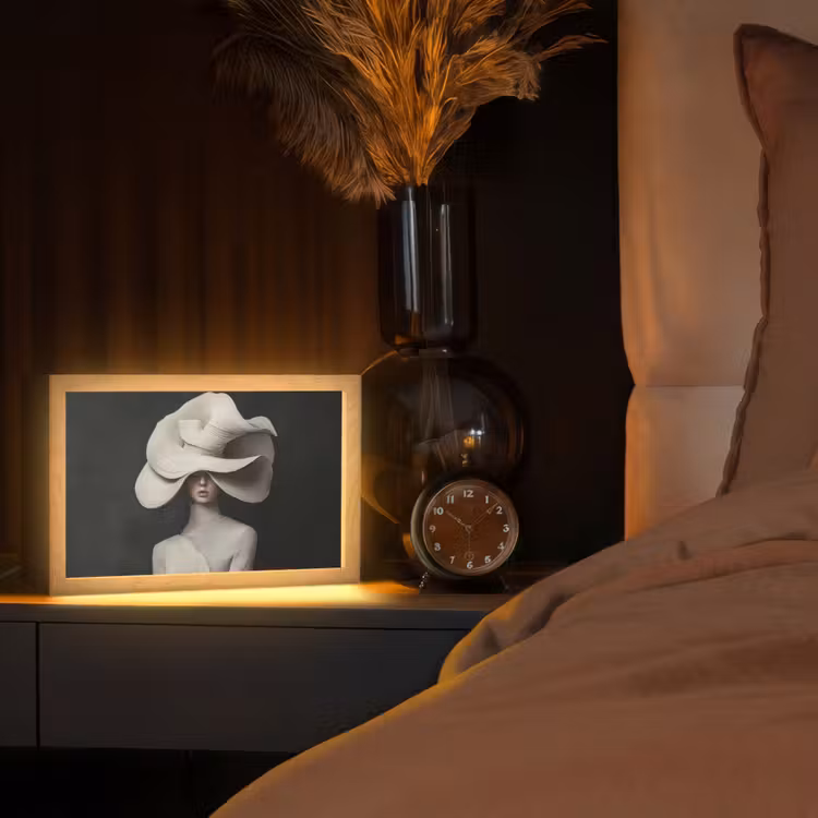 Tafellamp - Modern - Vrouw - Hoed — 2