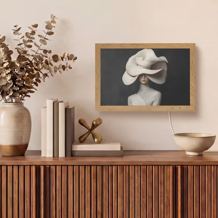 Tafellamp - Modern - Vrouw - Hoed — 3