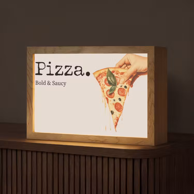 Tafellamp - Pizza - Kaas - Pepperoni — 1
