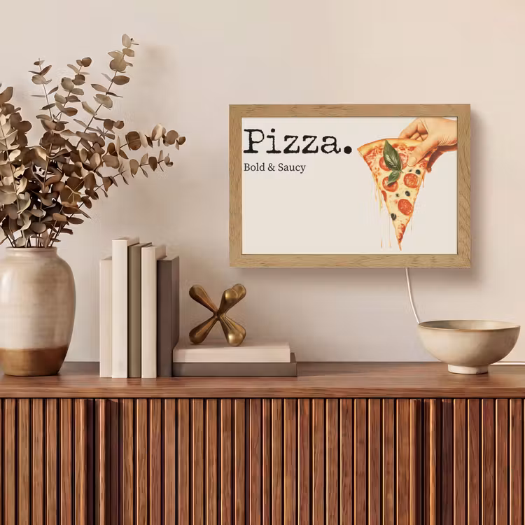 Tafellamp - Pizza - Kaas - Pepperoni — 3