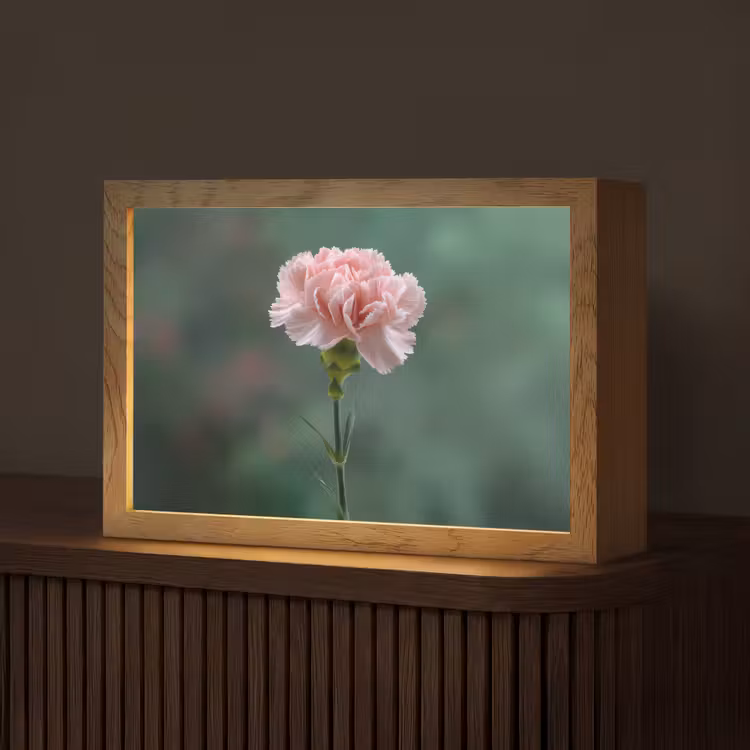 Tafellamp - Anjer - Roze - Bloemblaadjes — 1