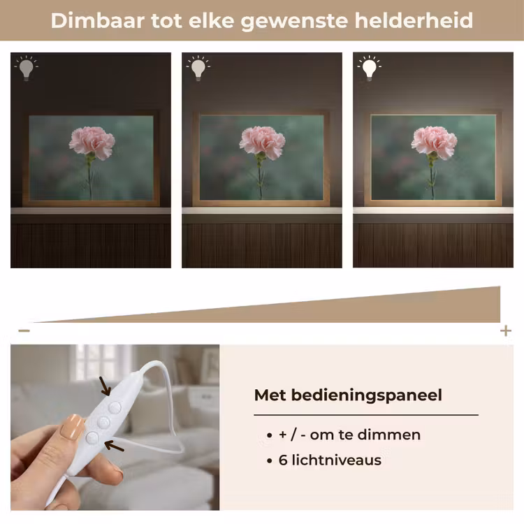 Tafellamp - Anjer - Roze - Bloemblaadjes — 8