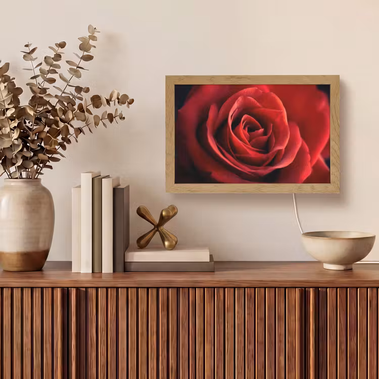 Tafellamp - Rood - Roos - Romantisch — 3